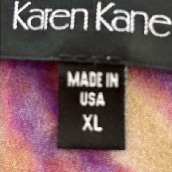 Karen Kane vintage Multicolor Tie-Dye Blouse - Picture 6 of 6